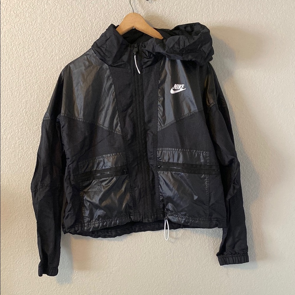 Nike Black Hooded Jacket